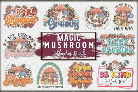 Magic Mushroom Sublimation Bundle Sublimation Jagonath Roy 