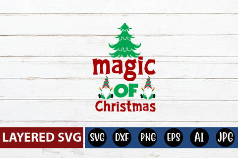 magic of Christmas SVG Blessedprint 