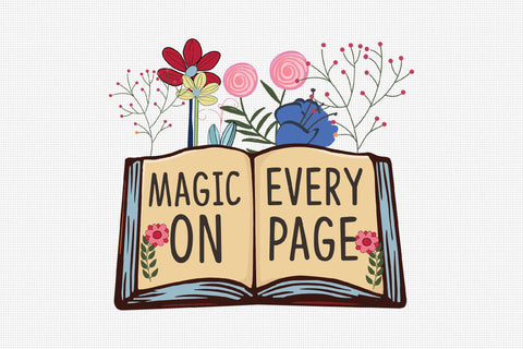 Magic on Every Page Sublimation Sublimation Rupkotha 