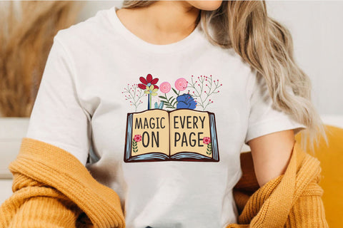 Magic on Every Page Sublimation Sublimation Rupkotha 