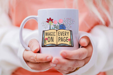 Magic on Every Page Sublimation Sublimation Rupkotha 