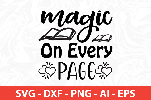 Magic on Every Page SVG SVG nirmal108roy 