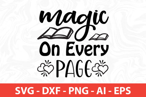 Magic on Every Page SVG SVG nirmal108roy 