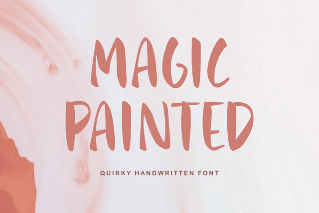 Magic Painted -Quirky Handwritten Font Font Timur type 
