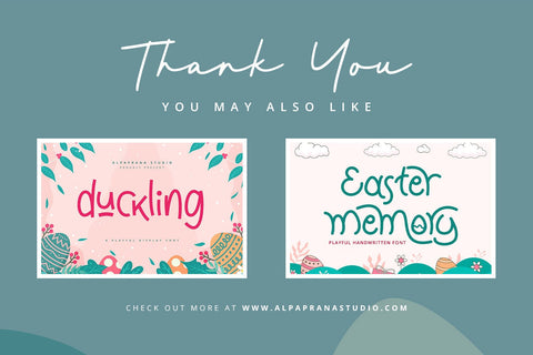 Magic Rainbow - Font Duo Font Alpaprana Studio 