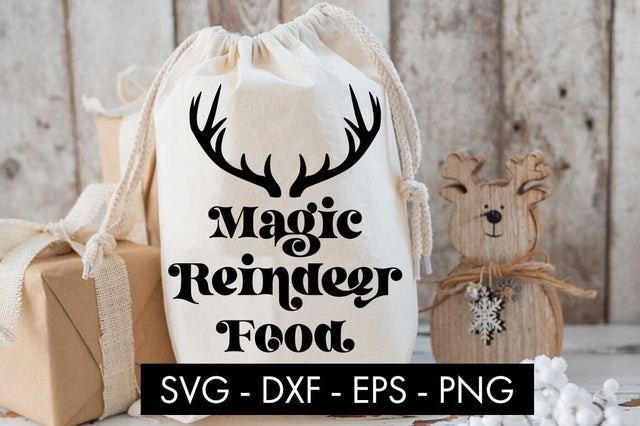 Magic Reindeer Food SVG Cut File PNG SVG Freeling Design House 