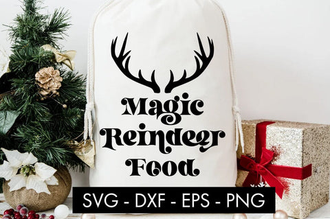 Magic Reindeer Food SVG Cut File PNG SVG Freeling Design House 
