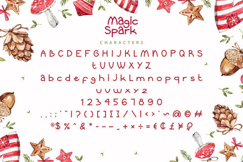 Magic Spark - Playful Display Font Font Alpaprana Studio 