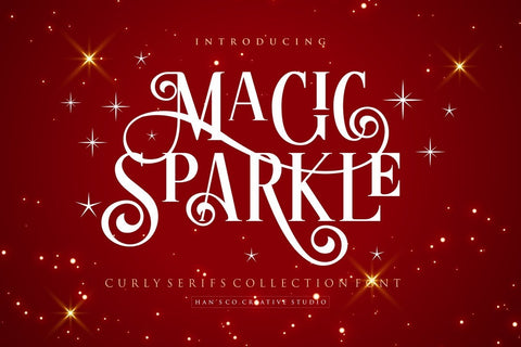 Magic Sparkle Font Hans Co 