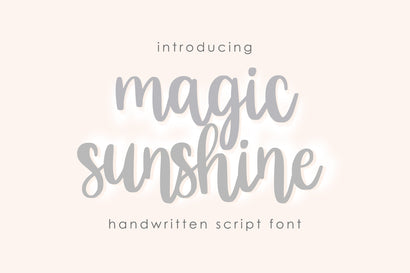 Magic Sunshine Font balya ibnu bi malkan 