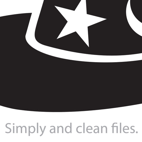 Magic wand and wizard hat SVG TribaliumArtSF 