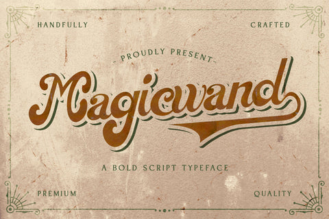 Magic Wand - Bold Script Font Font StringLabs 