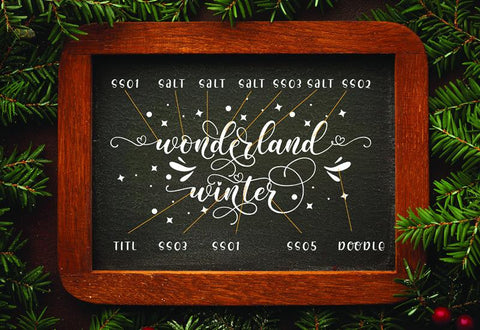 Magic Winter Font Trio & Extras Font studioalmeera 