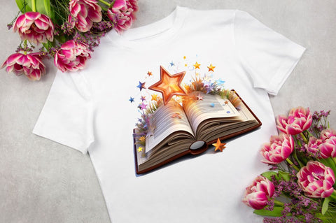 Magical Books Sublimation Clipart Bundle Sublimation Regulrcrative 