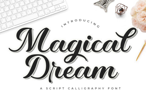 Magical Dream Font love script 
