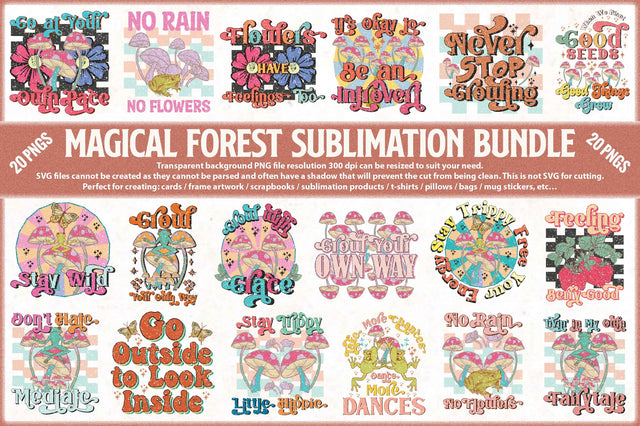 Magical Forest Sublimation Bundle Sublimation Jagonath Roy 