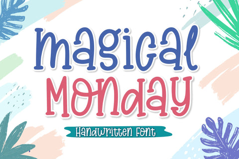 Magical Monday Font Holydie Studio 