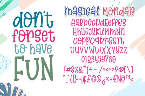 Magical Monday Font Holydie Studio 