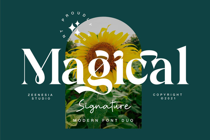 Magical Signature Font Zeenesia Std 