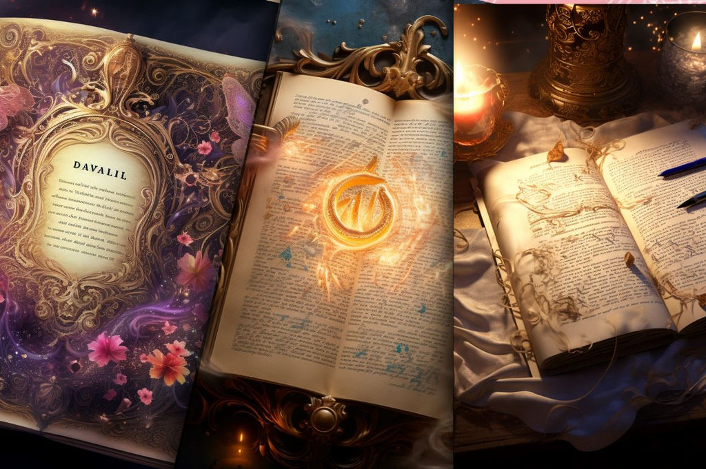 Magical Spell Paper background bundle - So Fontsy