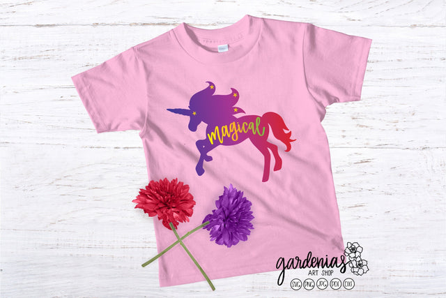 Magical Unicorn SVG SVG Gardenias Art Shop 