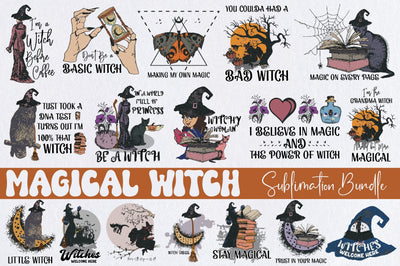 Magical Witch Sublimation Bundle Sublimation Jagonath Roy 