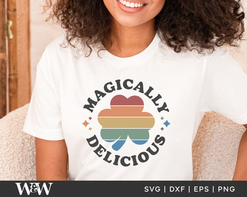 Magically Delicious SVG | Round St. Patrick's SVG SVG Wood And Walt 