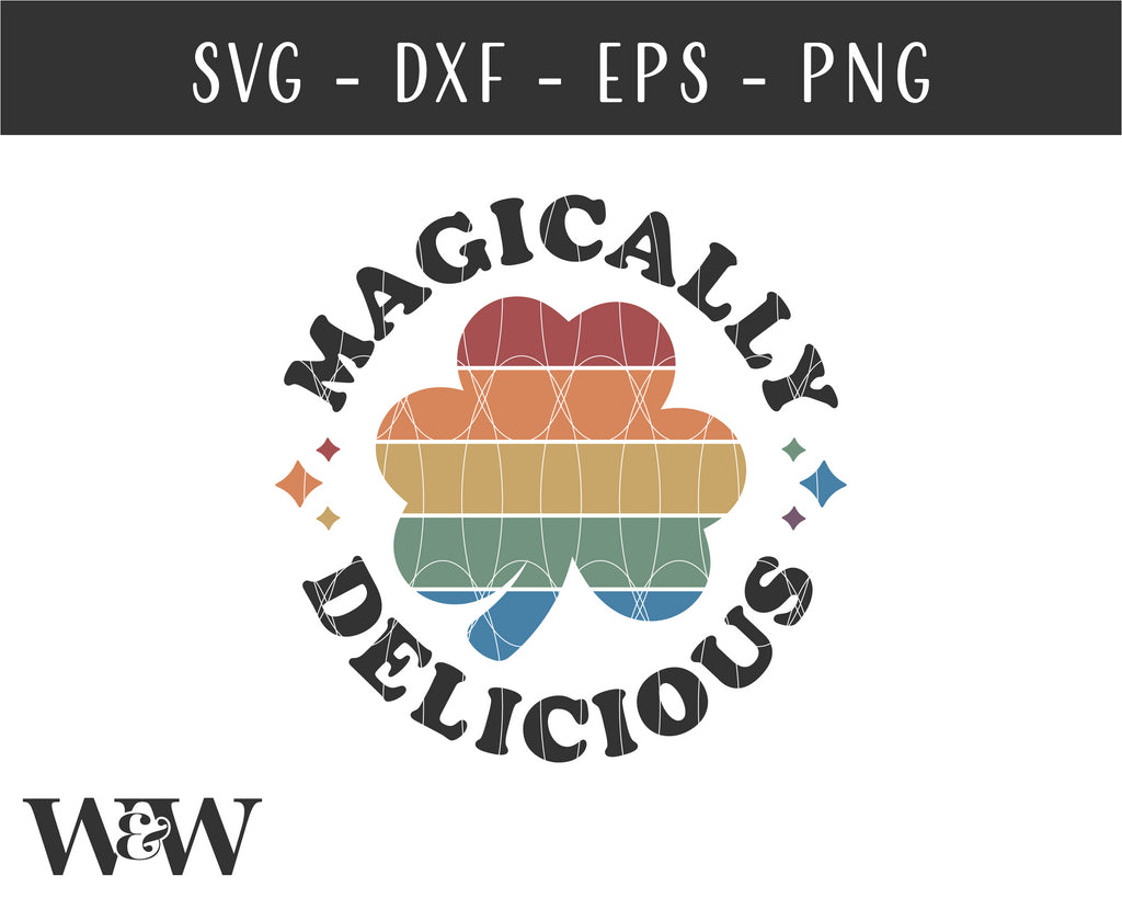 Magically Delicious SVG | Round St. Patrick’s SVG - So Fontsy