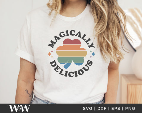 Magically Delicious SVG | Round St. Patrick's SVG SVG Wood And Walt 