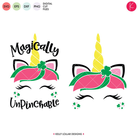 Magically Unpinchable Unicorn SVG Kelly Lollar Designs 