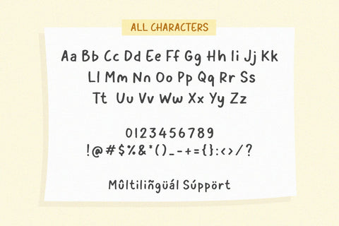 Magicalnotes Font Timur type 