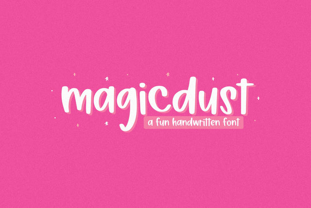 Magicdust - Fun Handwritten Font Font KA Designs 