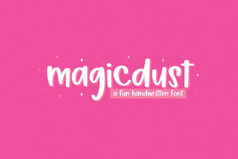 Magicdust - Fun Handwritten Font Font KA Designs 