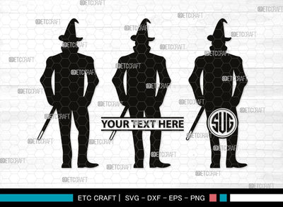 Magician Svg, Magic Monogram, Magician Magic Hat silhouette, Magician Magic Hat Svg, Magic Silhouette, Magic SVG, Magic Hat Svg, SB00379 SVG ETC Craft 