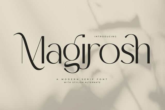 Magirosh Typeface Font Storytype Studio 