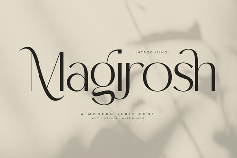Magirosh Typeface Font Storytype Studio 