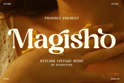 Magisho Typeface Font Storytype Studio 