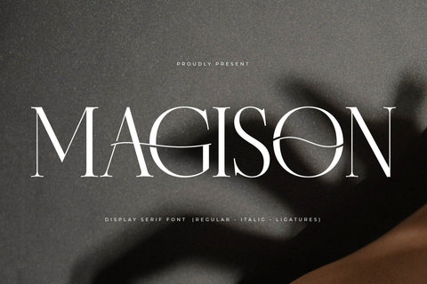 Magison Typeface Font Storytype Studio 