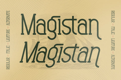 Magistan Typeface Font Storytype Studio 