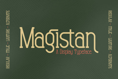 Magistan Typeface Font Storytype Studio 