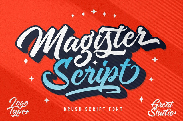 Magister Script Font Great Studio 