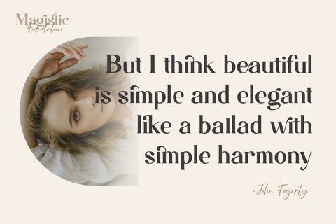 Magistic - Duo Ligature Typeface Font Graphicxell 