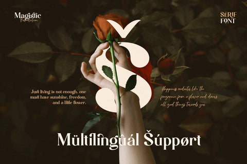 Magistic - Duo Ligature Typeface Font Graphicxell 