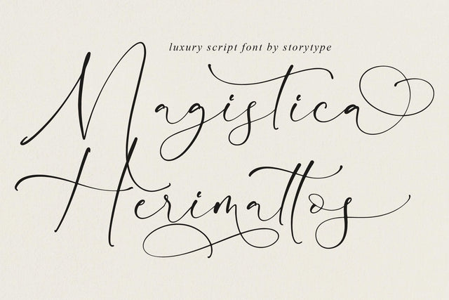 Magistica Herimattos Font Storytype Studio 