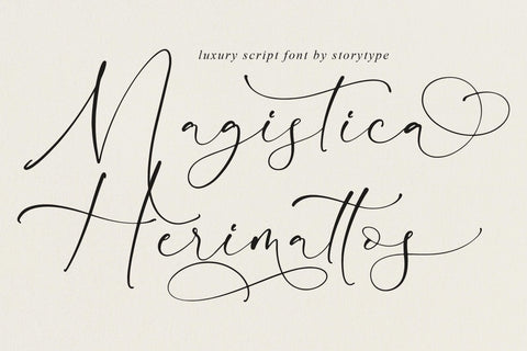 Magistica Herimattos Font Storytype Studio 