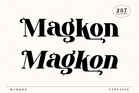 Magkon Typeface Font Storytype Studio 