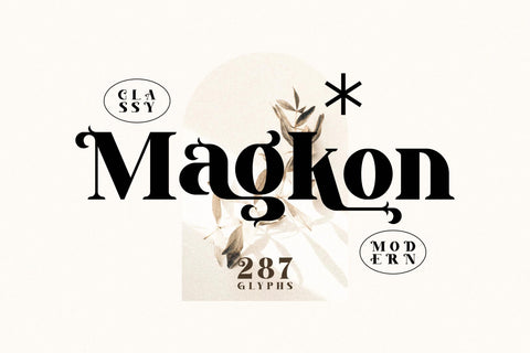Magkon Typeface Font Storytype Studio 