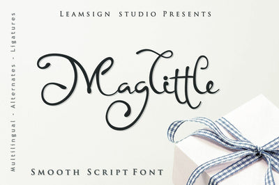 Maglittle Font Font Leamsign Studio 