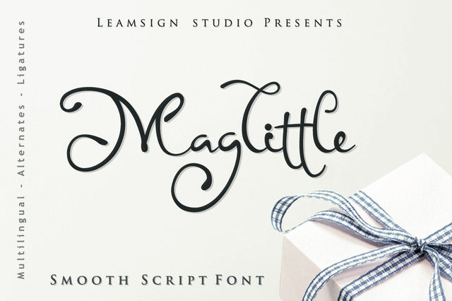 Maglittle Font Font Leamsign Studio 
