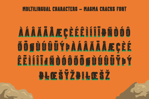 Magma Cracks Font yumnatype 